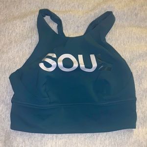 LuluLemon x SoulCycle Wunder Train LongLine sports bra. Size: 6.
